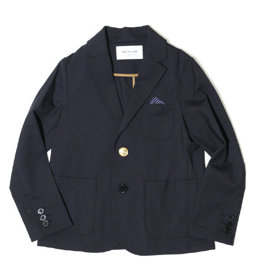 [ARCH &amp; LINE]Tropical Stretch Jacket - Navy