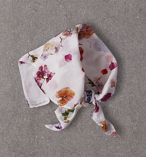 [NELLYSTELLA]Edith Headscarf - Petal Floral
