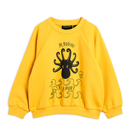 [MINI RODINI]Octopus SP Sweatshirt - Yellow