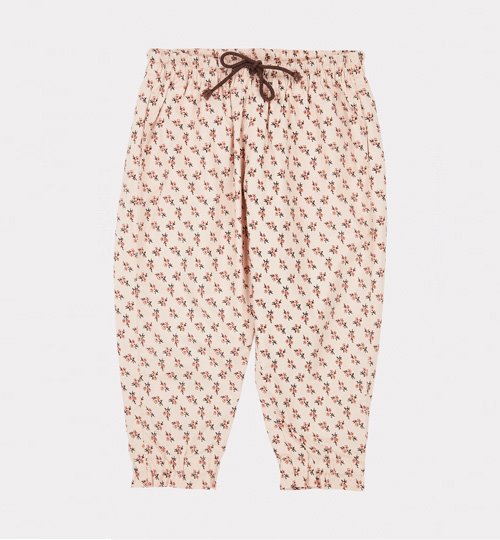 [CARAMEL]Woodpidgeon Trousers - Peach Small Floral