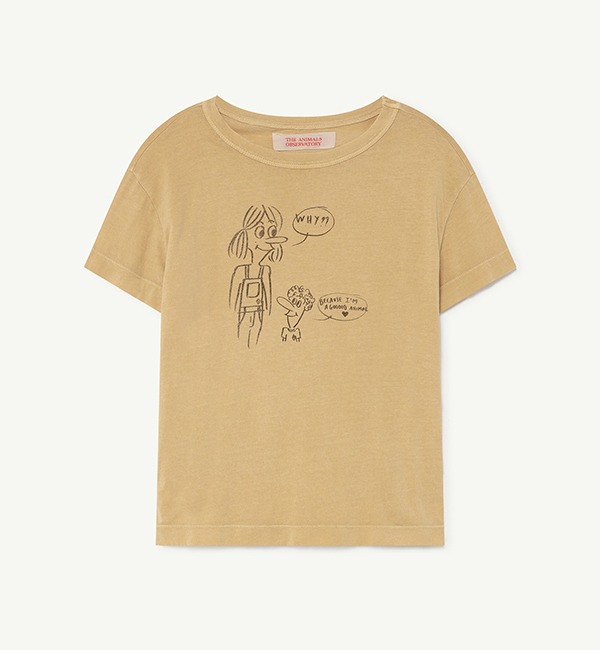 [THE ANIMALS OBSERVATORY]Rooster Kids T-Shirt - 254_AY