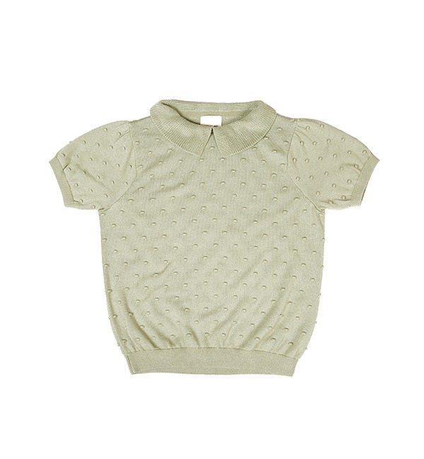[KNIT PLANET]Seed Blouse - Olive