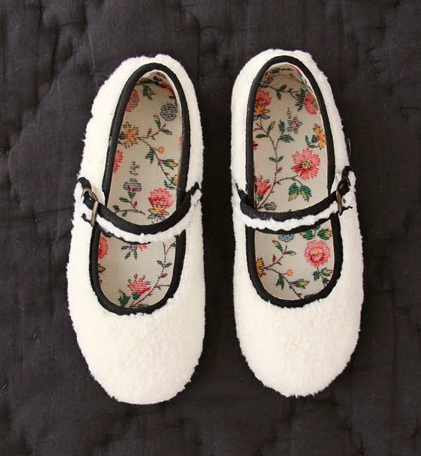 [BONJOUR]Shoes - Ecru Fur