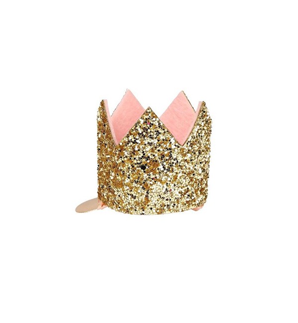 [MERI MERI]Mini Gold Glitter Crown Hair Clip