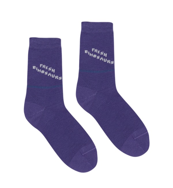 [FRESH DINOSAURS]FD Purple Socks