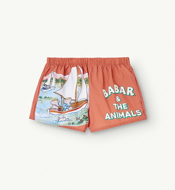 BABAR CAPSULE[THE ANIMALS OBSERVATORY]Puppy Kids Swimsuit - 020_AP