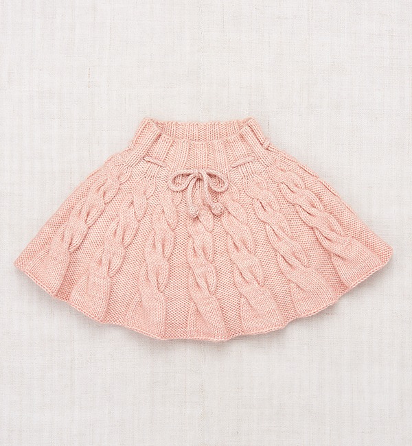 MOTHERS DAY - 추가 20% SALE[MISHA &amp; PUFF]Cable Skating Skirt - Faded Rose