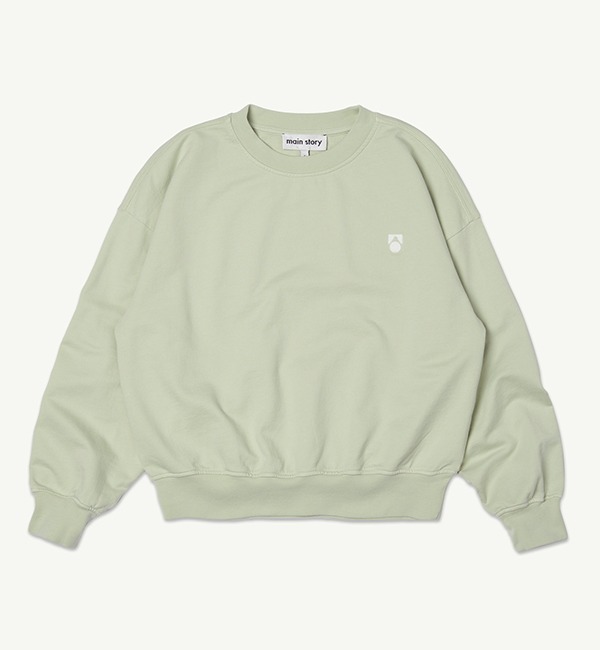[MAIN STORY]Bubble Sweatshirt - Tender Green