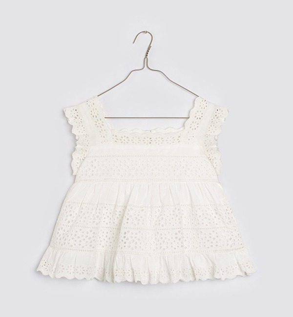[LITTLE COTTON CLOTHES]Ava Blouse - White