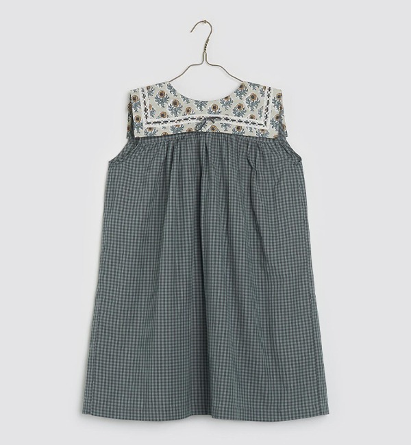 [LITTLE COTTON CLOTHES]Nola Dress - Little Blue Check