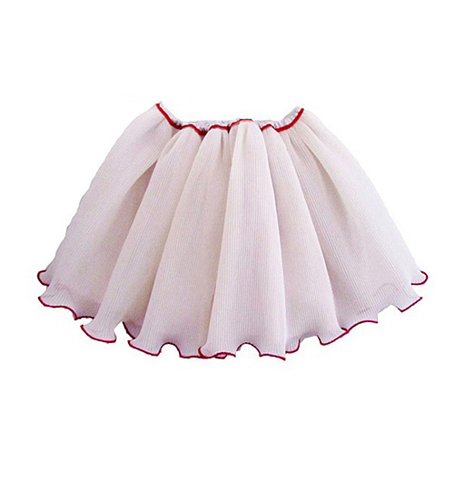 [WOVENPLAY]Gardenia Skirt - Ruby/Green