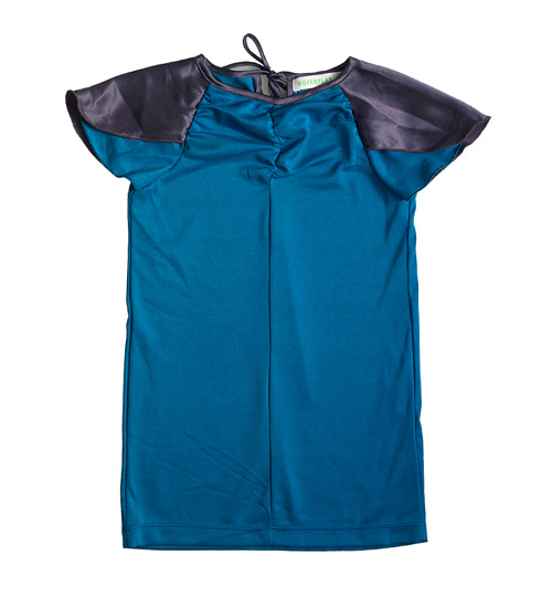[WOVENPLAY]Gioa Dress - Turquoise Blue