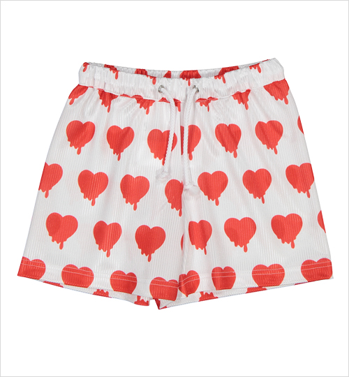 [CRLNBSMNS]Wide Shorts - Heart White