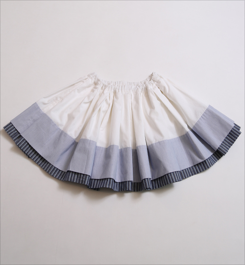 [TIA CIBANI]Two Tiered Twirl Skirt