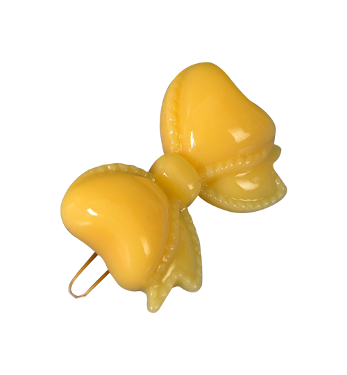 PICKS OF THE WEEK 균일가 SALE[ACORN&amp;WILL] Margo Bow Hair Clip - Yellow