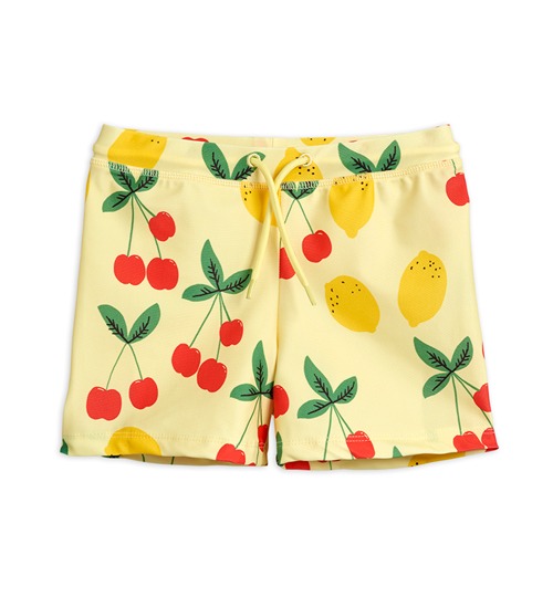 [MINI RODINI]Cherry Lemonade Swim Pants - 2128012623