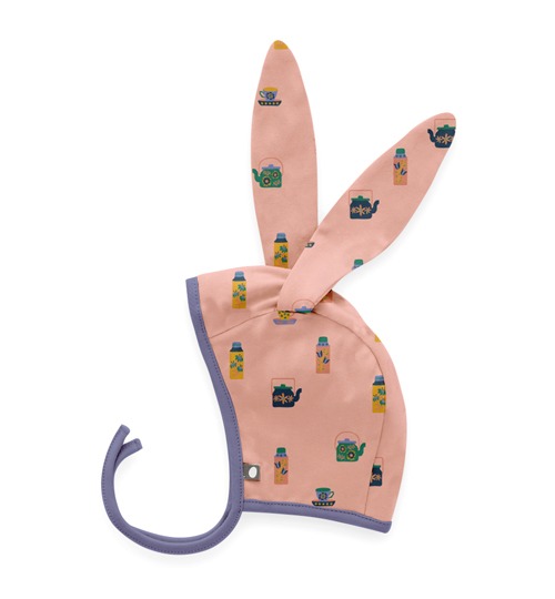 [OEUF]Bunny Bonnet - Mellow Rose