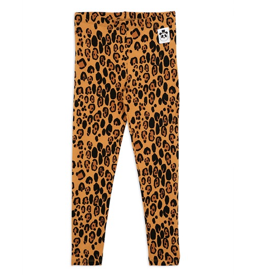 [MINI RODINI]Basic Leopard Leggings TENCEL - 1000001013