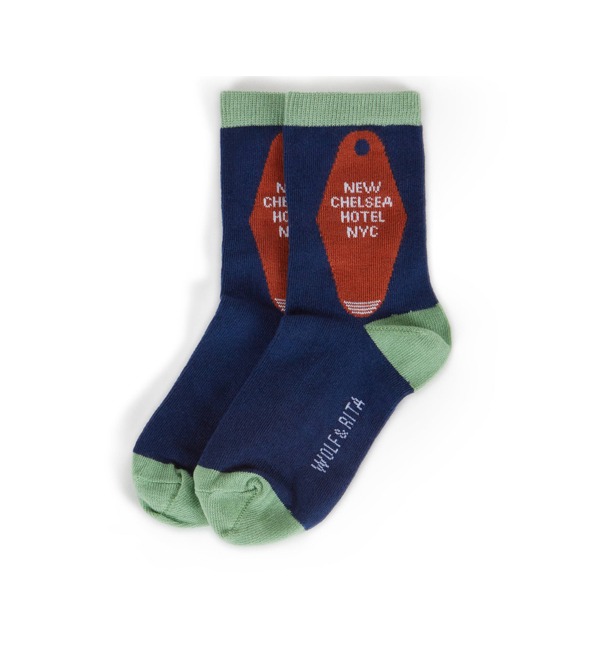 [WOLF &amp; RITA]Socks New Chelsea Blue