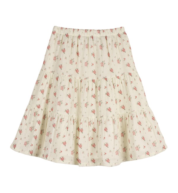 [MIPOUNET]Bambula Skirt - Rose Print