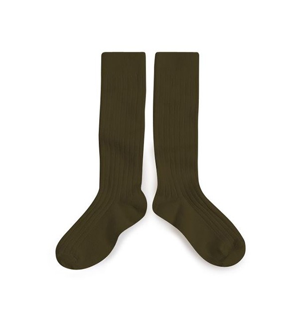 [COLLEGIEN]Bonjour ColorLa Haute Knee High Socks - #745