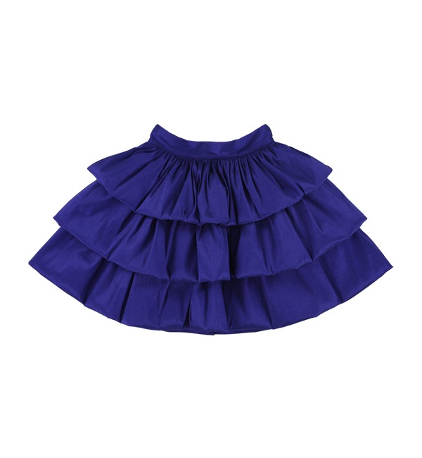 [CRLNBSMNS]Layered Skirt - Dark Blue