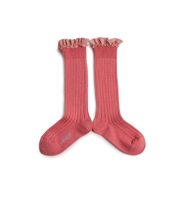 [COLLEGIEN]Bonjour ColorApolline Knee High Socks - #787