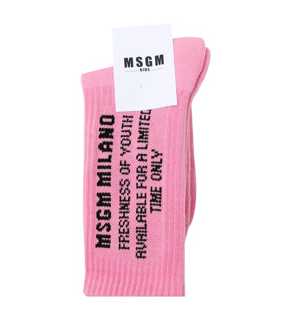 [MSGM KIDS]Socks - MS028797 - Pink