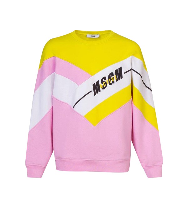 [MSGM KIDS]Sweatshirt - MS028761 - Lime/Pink