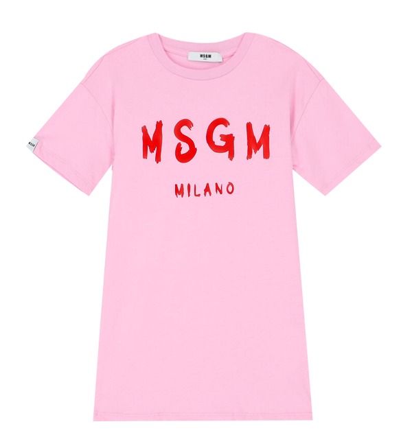 [MSGM KIDS]Jersey Dress - MS028744 - Pink