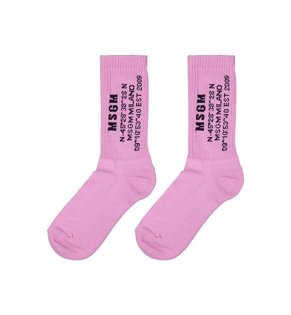 [MSGM KIDS]Socks - MS029274 - Rose