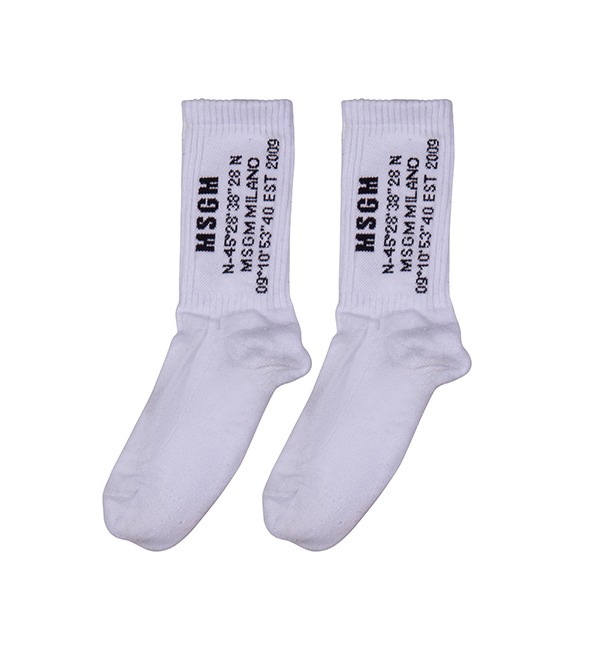 [MSGM KIDS]Socks - MS029274 - White