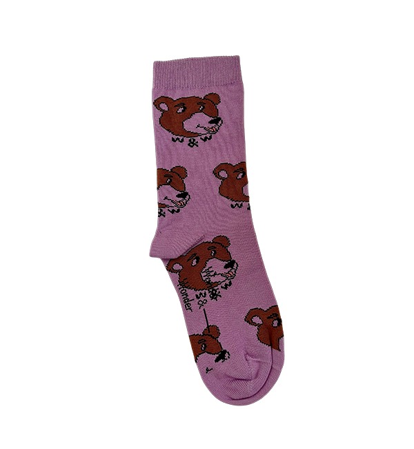 [WANDER &amp; WONDER]Bear Socks - UBE Bear