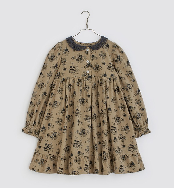 [LITTLE COTTON CLOTHES]Elvie Dress - Rose Cord Floral