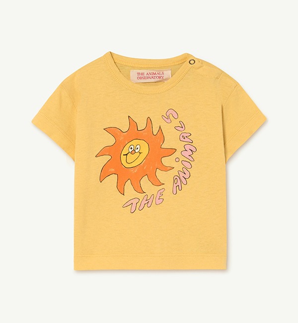 [THE ANIMALS OBSERVATORY]Rooster Baby T-shirt - 247_BH