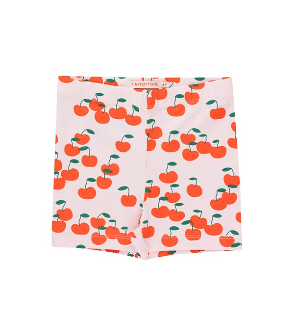[TINYCOTTONS]Cherries Short - Light Pink/Summer Red
