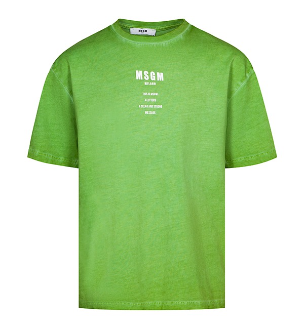 [MSGM KIDS]T-Shirt - MS029551 - Green