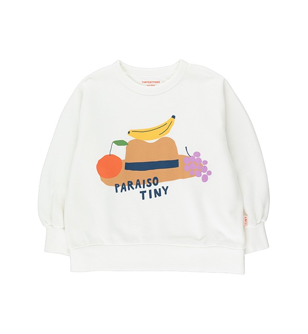 [TINYCOTTONS]Paraiso Hat Sweatshirt - Off White