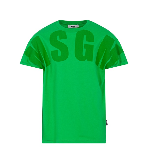[MSGM KIDS]T-Shirt - S4MSJUTH006 - Green