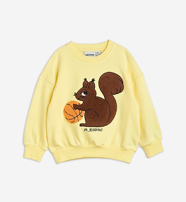 [MINI RODINI]Squirrel Chenille EMB Sweatshirt - 2422015423