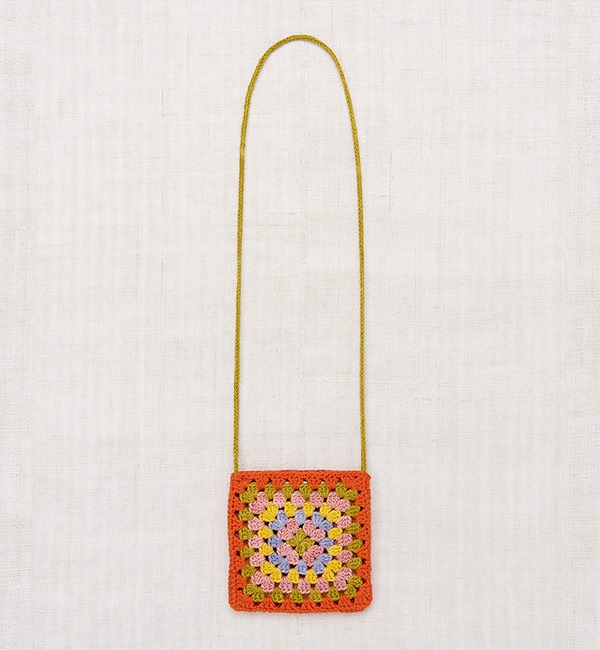 MOTHERS DAY - 20% SALE[MISHA &amp; PUFF]Crochet Big Square Bag - Poppy